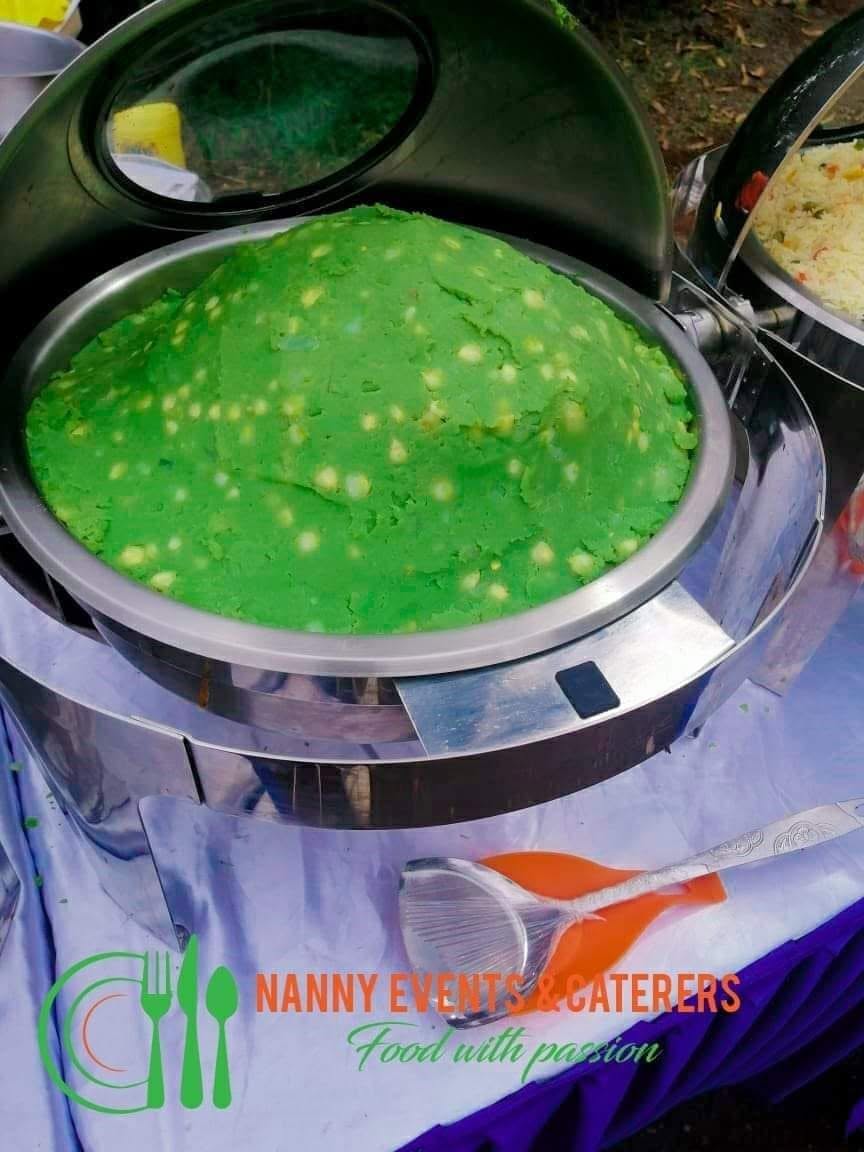 Traditional green soup
