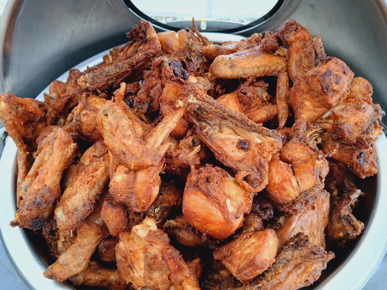 Traditional Kenyan food spread